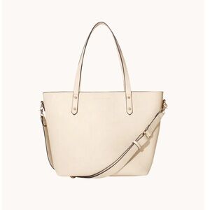 Poppy and Peonies Go Getter Tote in Cream (BNWT)
